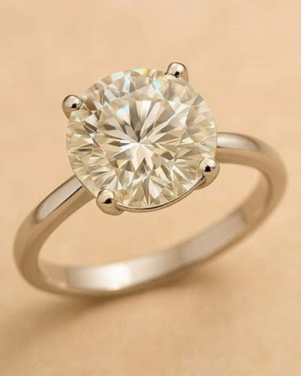 Stunning 1.5ct Moissanite Ring in Sterling Silver