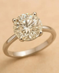 Stunning 1.5ct Moissanite Ring in Sterling Silver