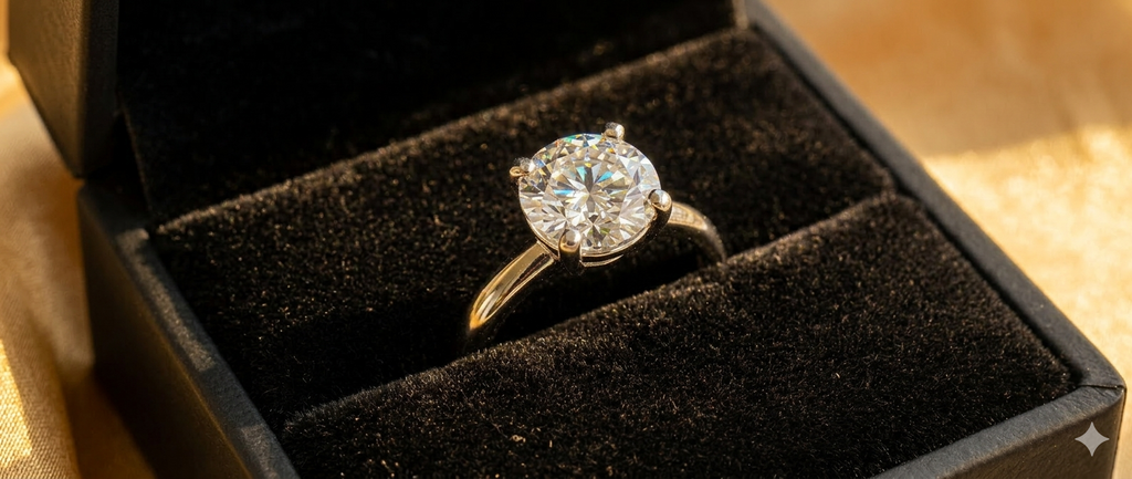 Stunning 1.5ct Moissanite Ring in Sterling Silver