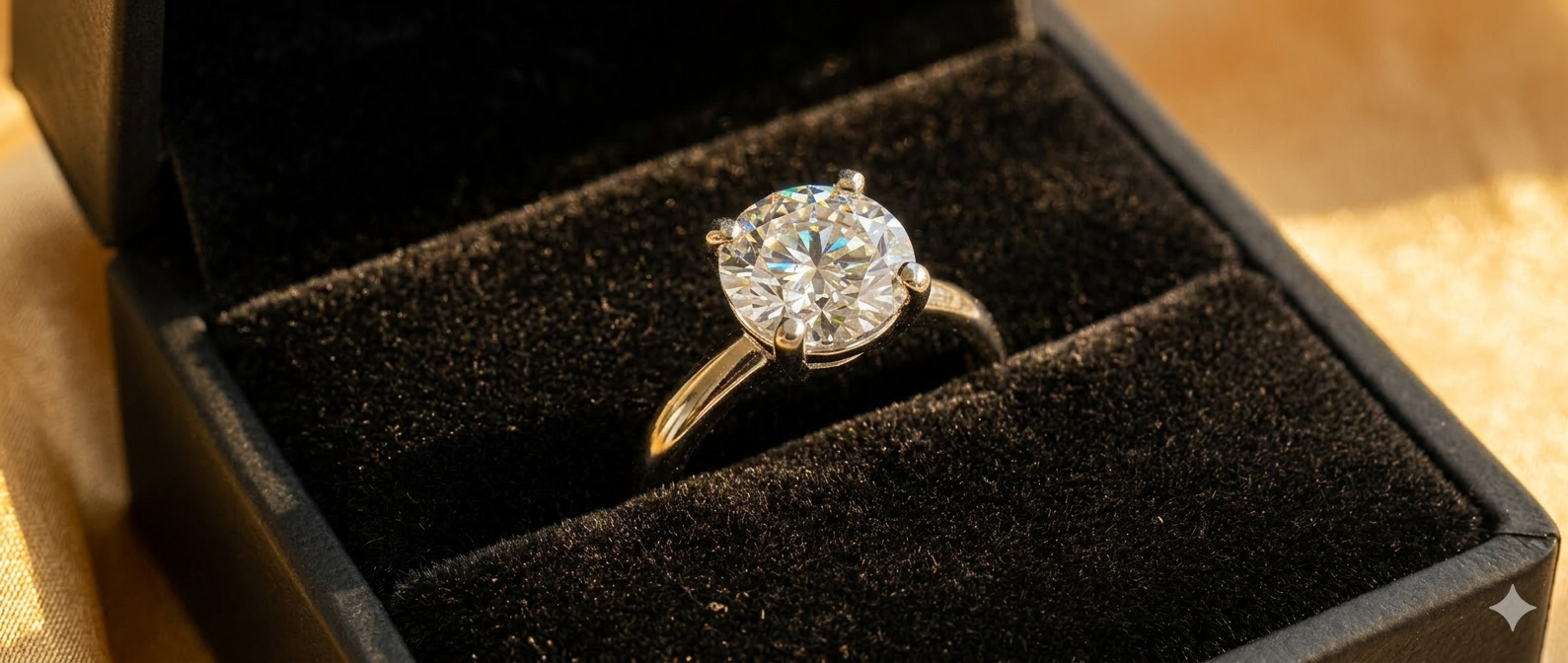 Stunning 1.5ct Moissanite Ring in Sterling Silver