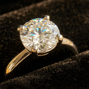 Stunning 1.5ct Moissanite Ring in Sterling Silver